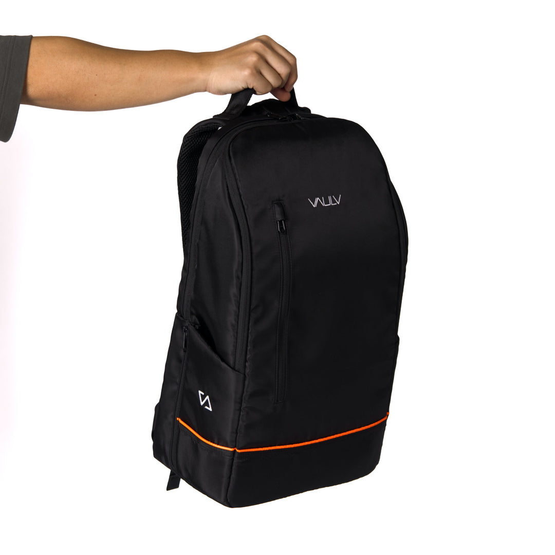 VAULV All-Day Backpack 020 (Black-Orange)