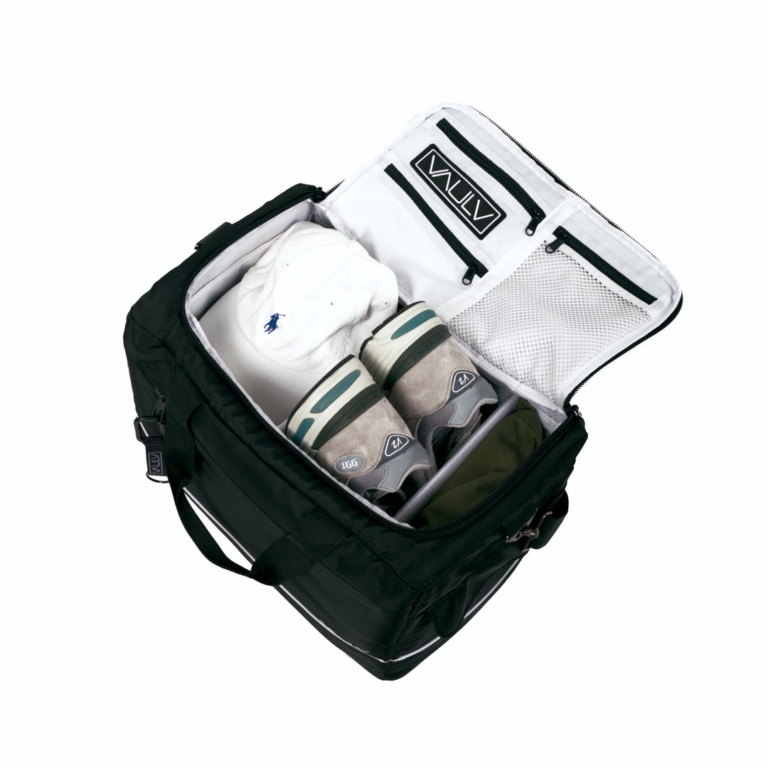 VAULV Compact Duffle 015 (Black-White)