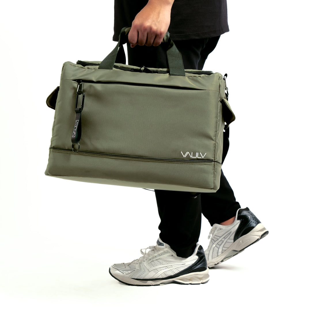 VAULV Compact Duffle 015 (Green-Black)