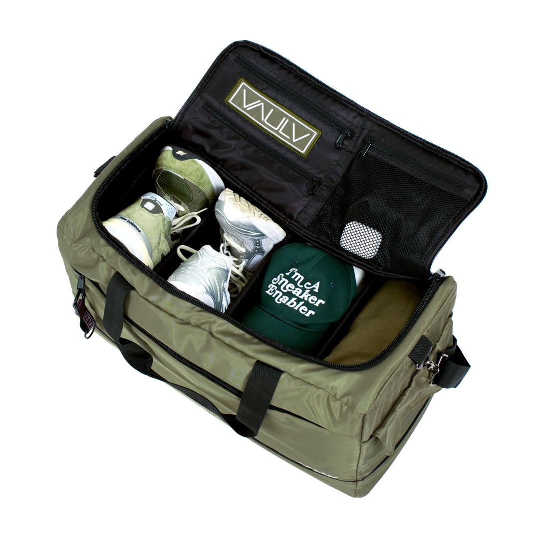 VAULV Compact Duffle 022 (Green-Black)