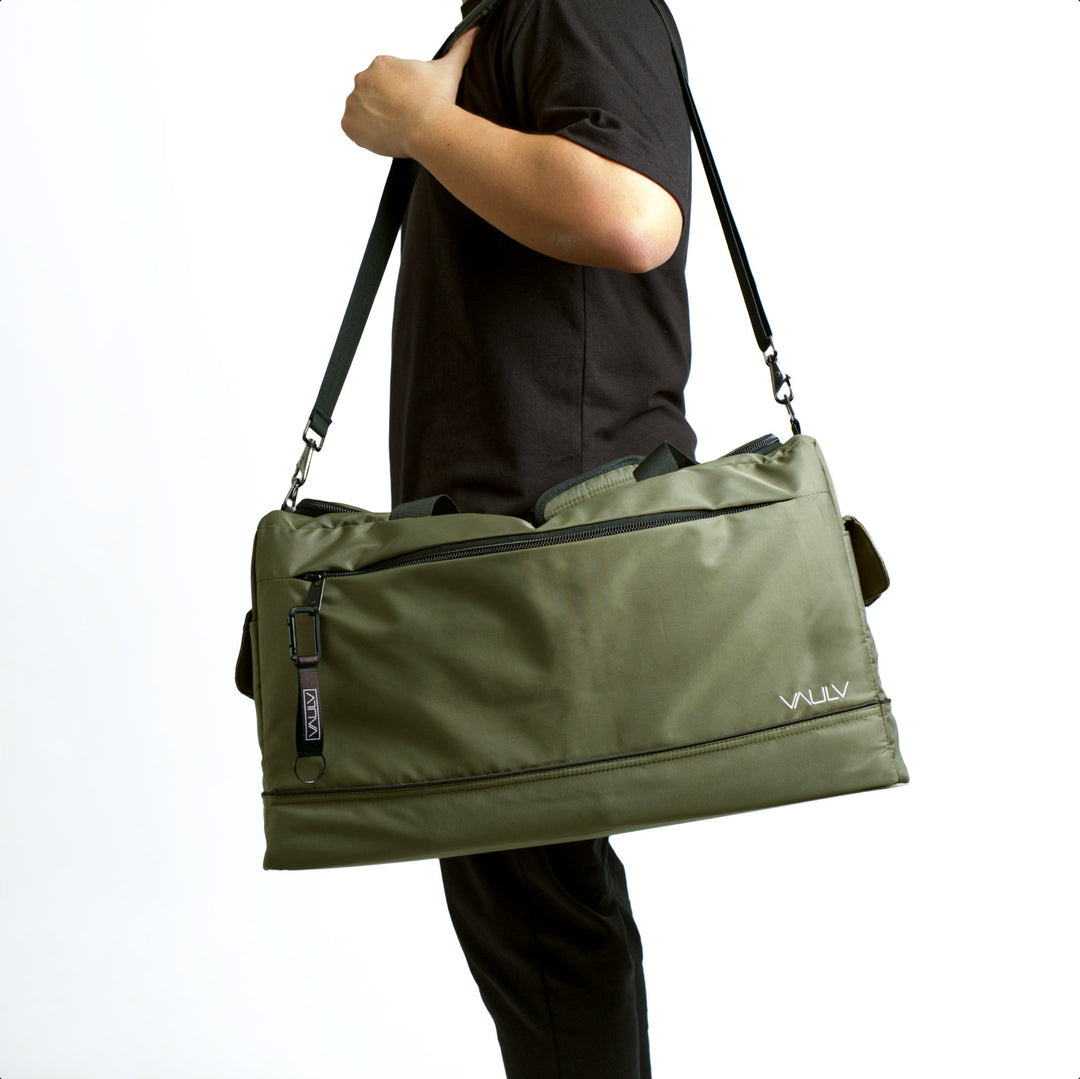 VAULV Compact Duffle 022 (Green-Black)