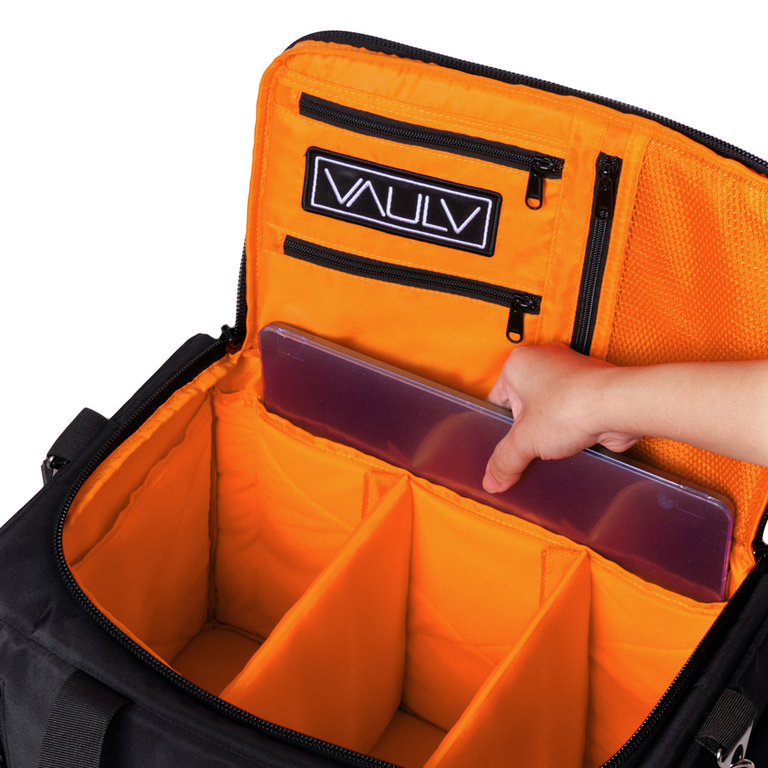 VAULV Duffle 015 (Black-Orange)