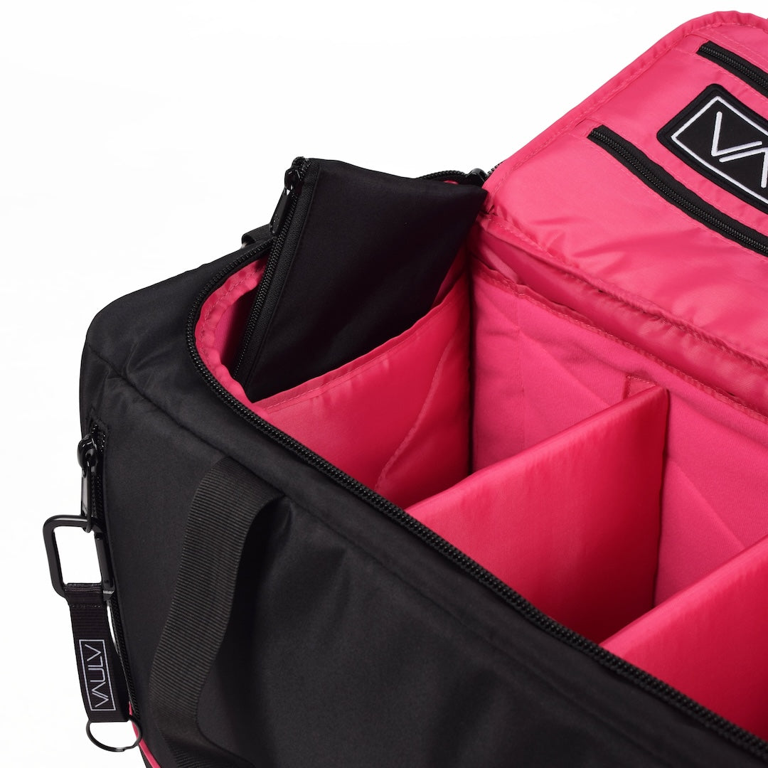 VAULV Duffle 022 (Black-Magenta)