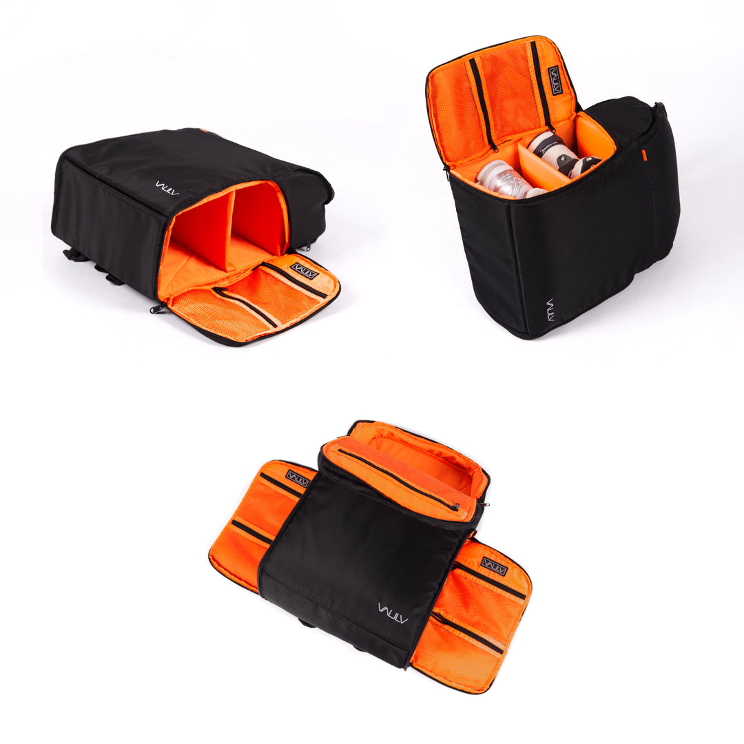 VAULV Urban Backpack 020 (Black-Orange)